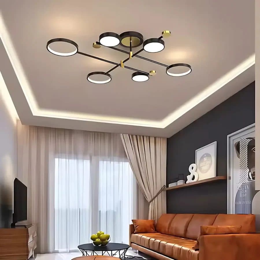 Lustra LED Flippy MARIA 31W 6 Element Negru — imagine 4
