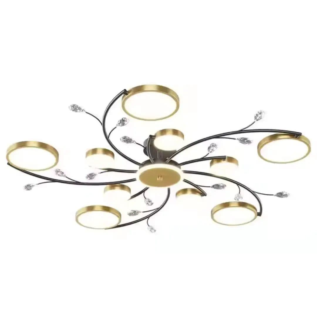 Lustra LED Flippy KARINA 68W 10 Elementele Auriu — imagine 15