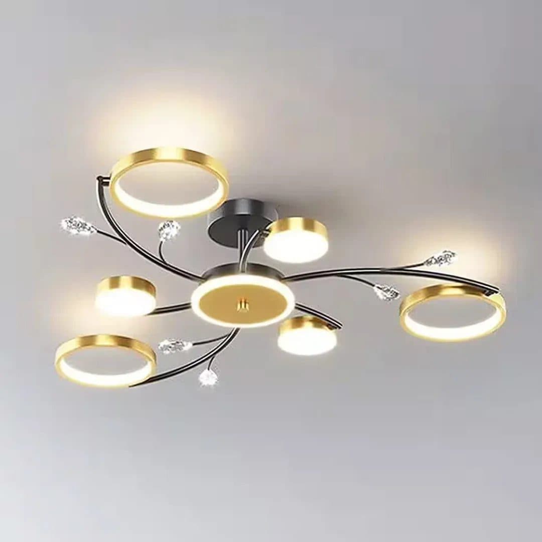 Lustra LED Flippy KARINA 31W 6 Elementele Auriu — imagine 12