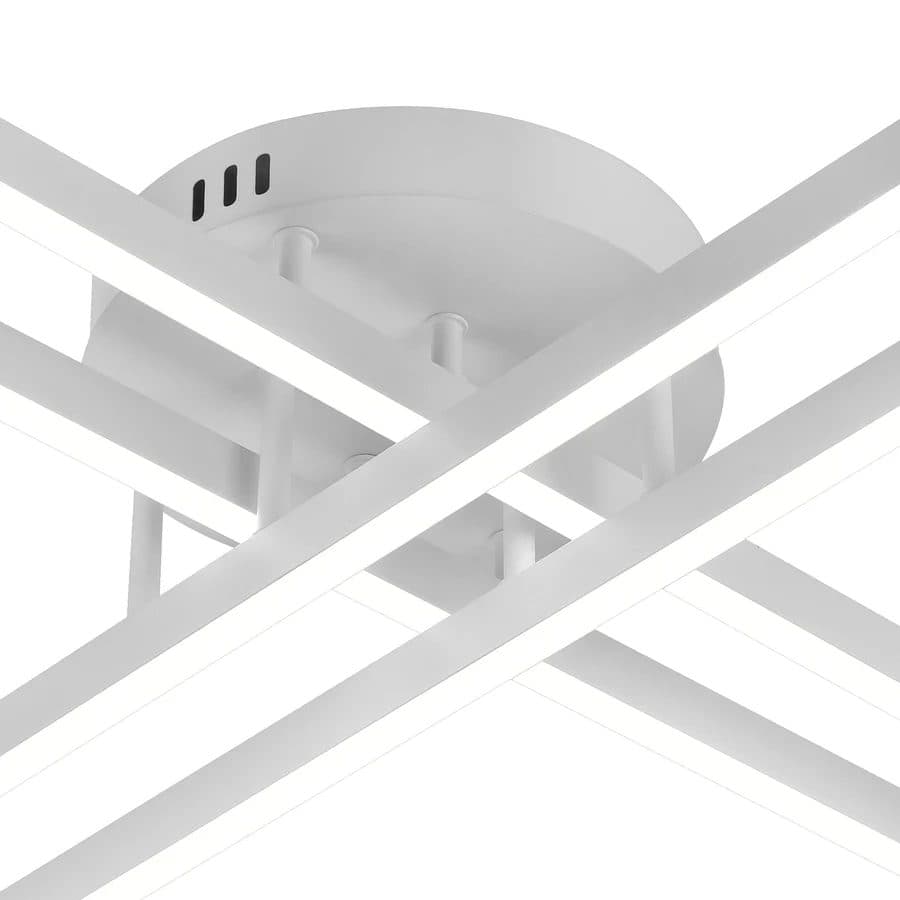 Lustra LED Flippy cu Telecomanda 54W 4 Elemente Alb — imagine 1