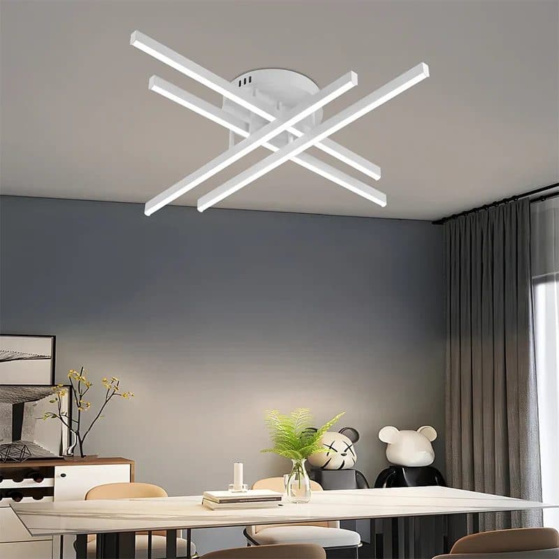 Lustra LED Flippy cu Telecomanda 54W 4 Elemente Alb — imagine 4