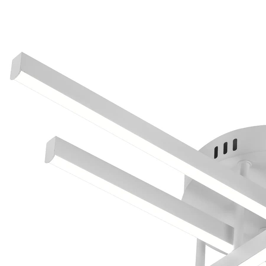 Lustra LED Flippy cu Telecomanda 54W 4 Elemente Alb — imagine 5
