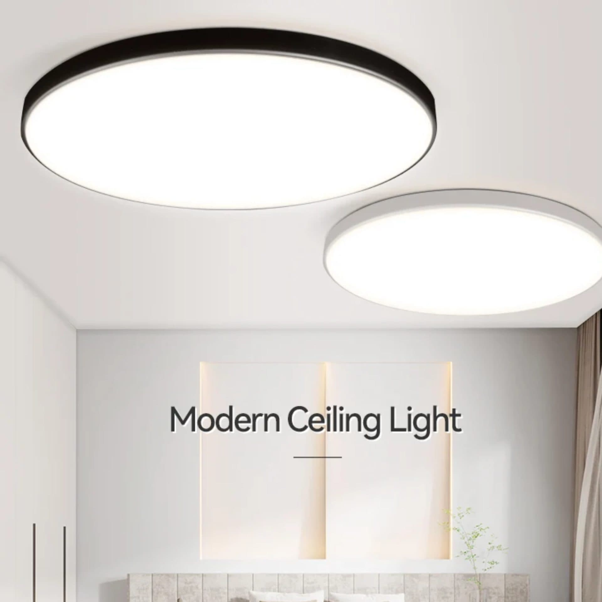 Plafoniera LED Flippy SOLIS 47cm 69W Lumina Rece Alb — imagine 4