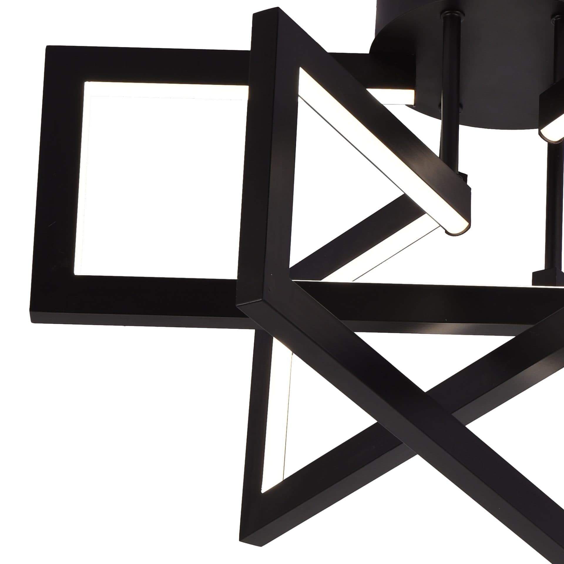 Lustra LED Flippy 72W 3 Elementi Dimabila Negru LT750/3BK — imagine 6