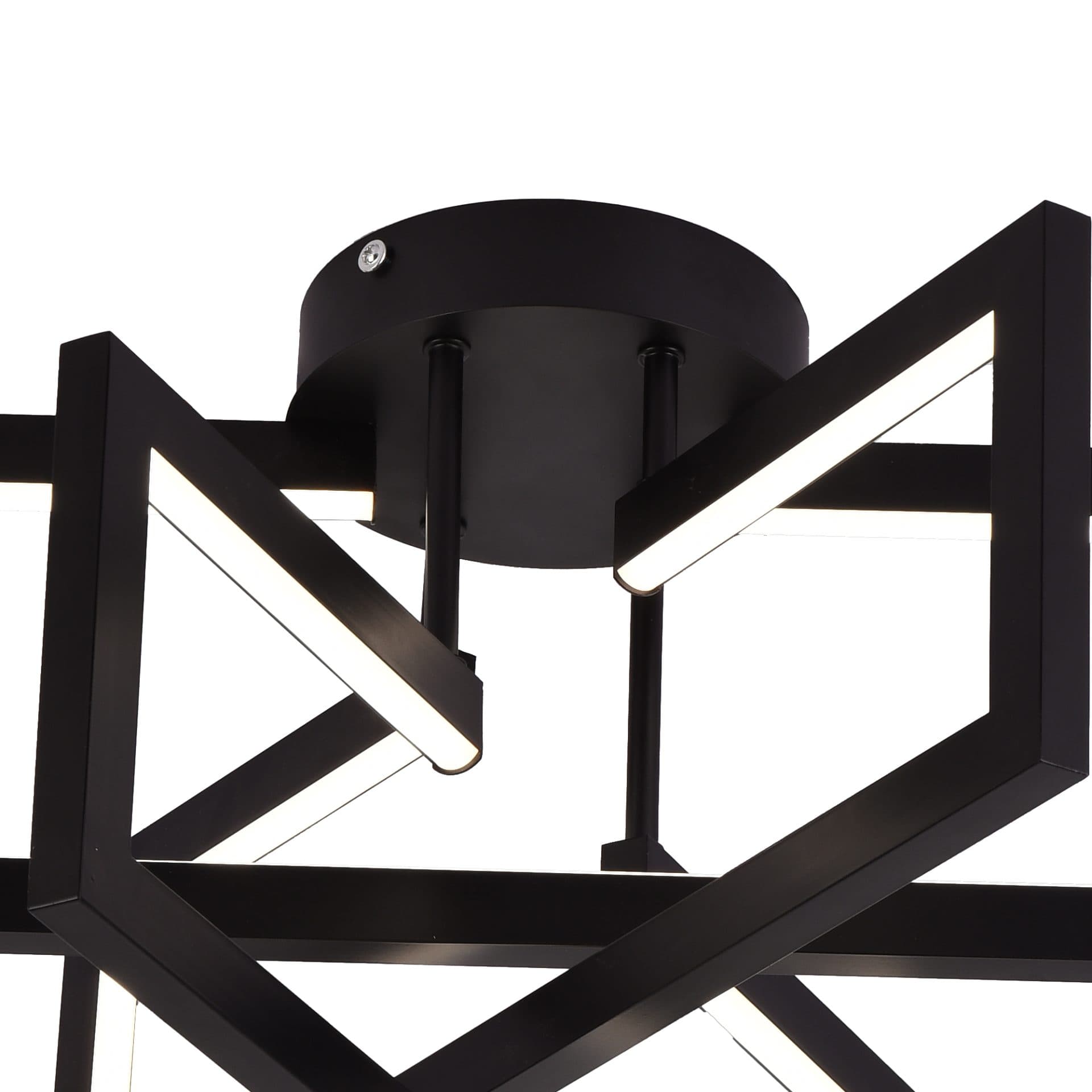 Lustra LED Flippy 72W 3 Elementi Dimabila Negru LT750/3BK — imagine 8