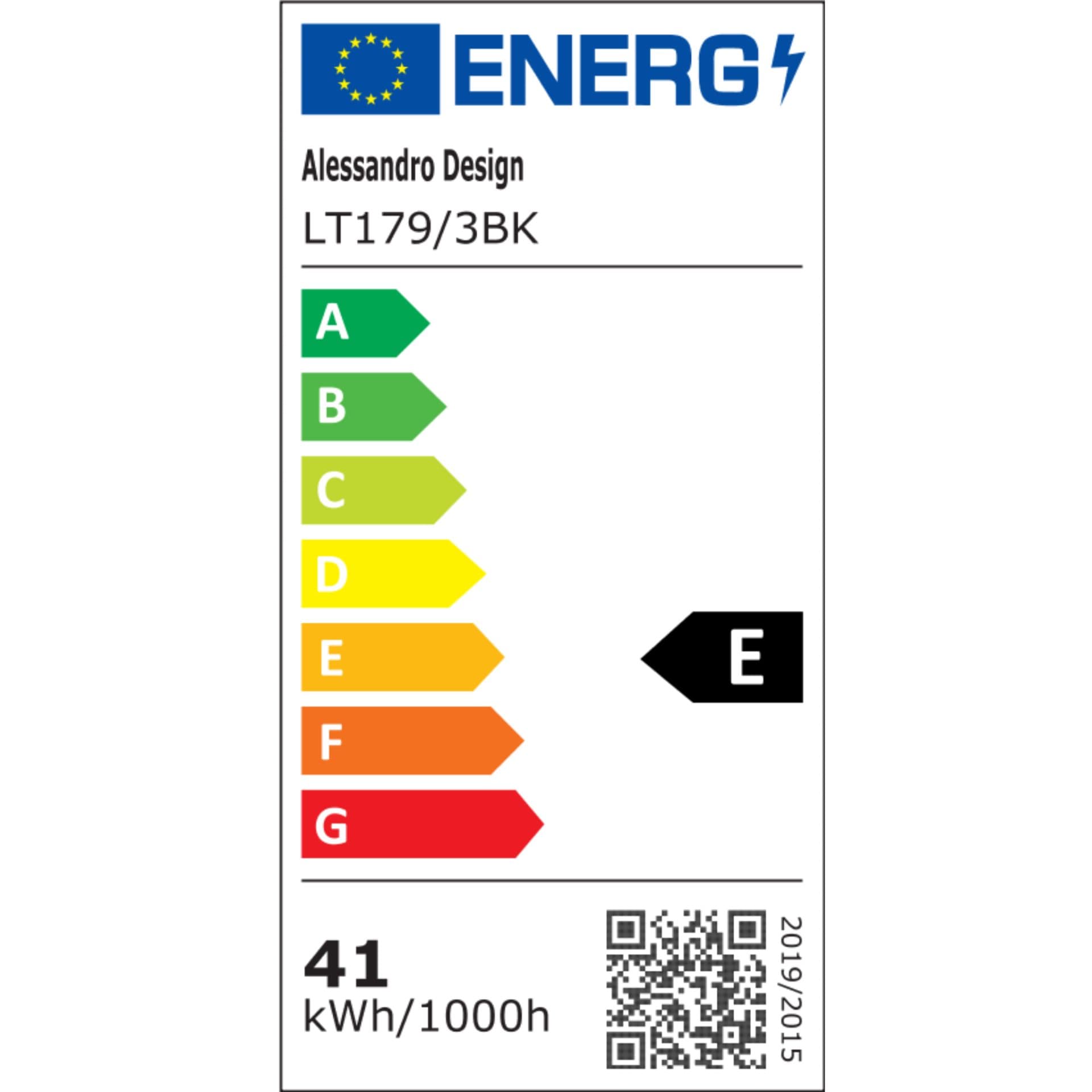 Lustra LED Flippy LT179/3BK 41W 3 Elementele Dimabila Negru — imagine 9