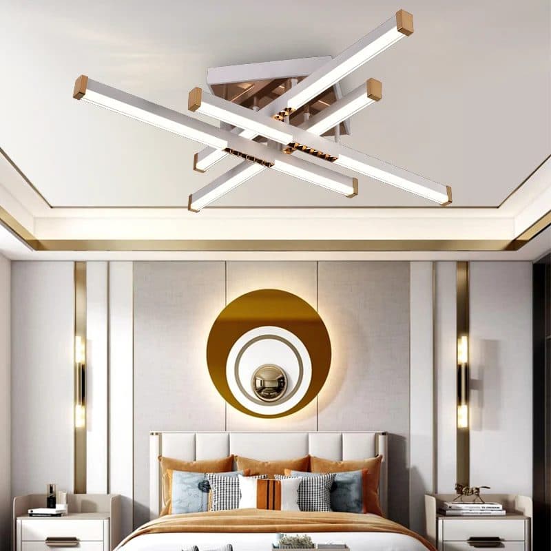 Lustra LED Flippy 54W 4 Elementele Telecomanda Alb — imagine 1