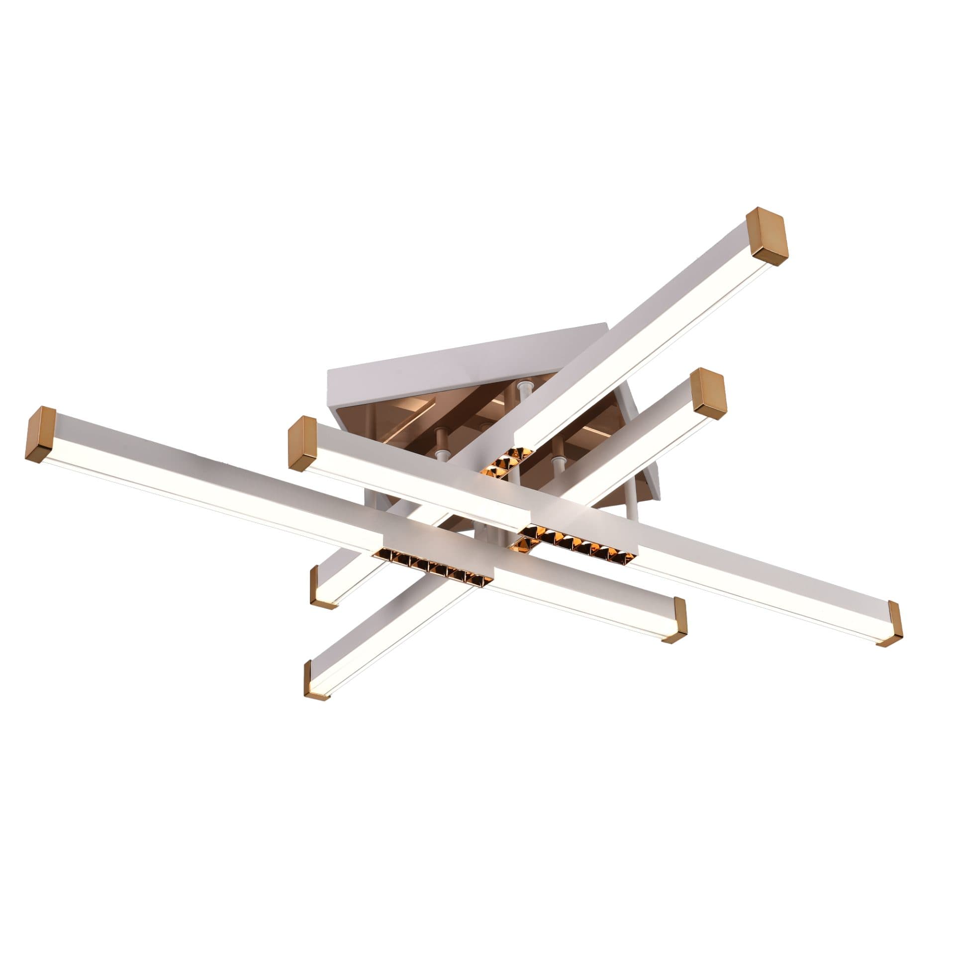 Lustra LED Flippy 54W 4 Elementele Telecomanda Alb — imagine 10
