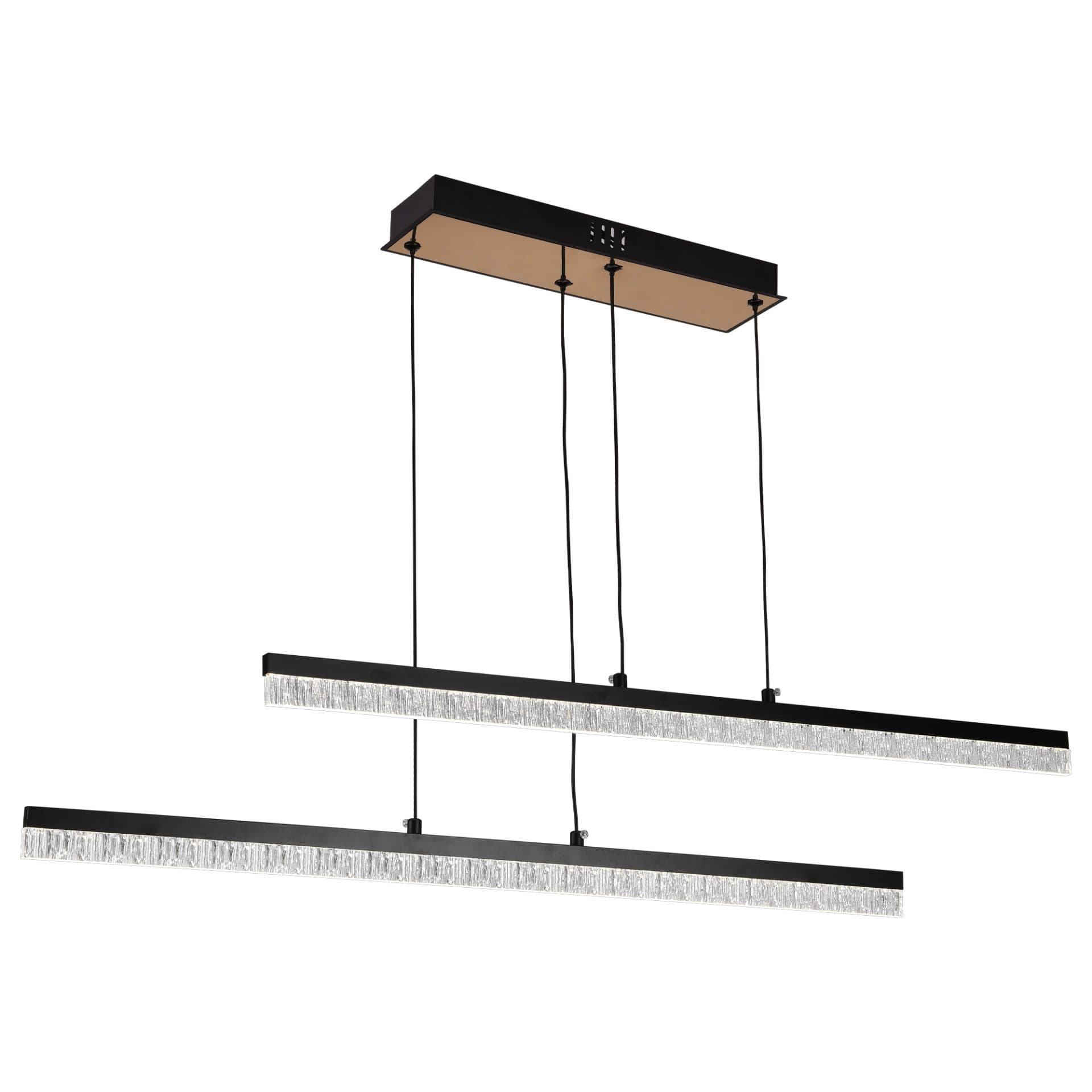 Lustra LED Suspendata Flippy 37W 2 elemente Negru Inaltime Reglabila — imagine 8