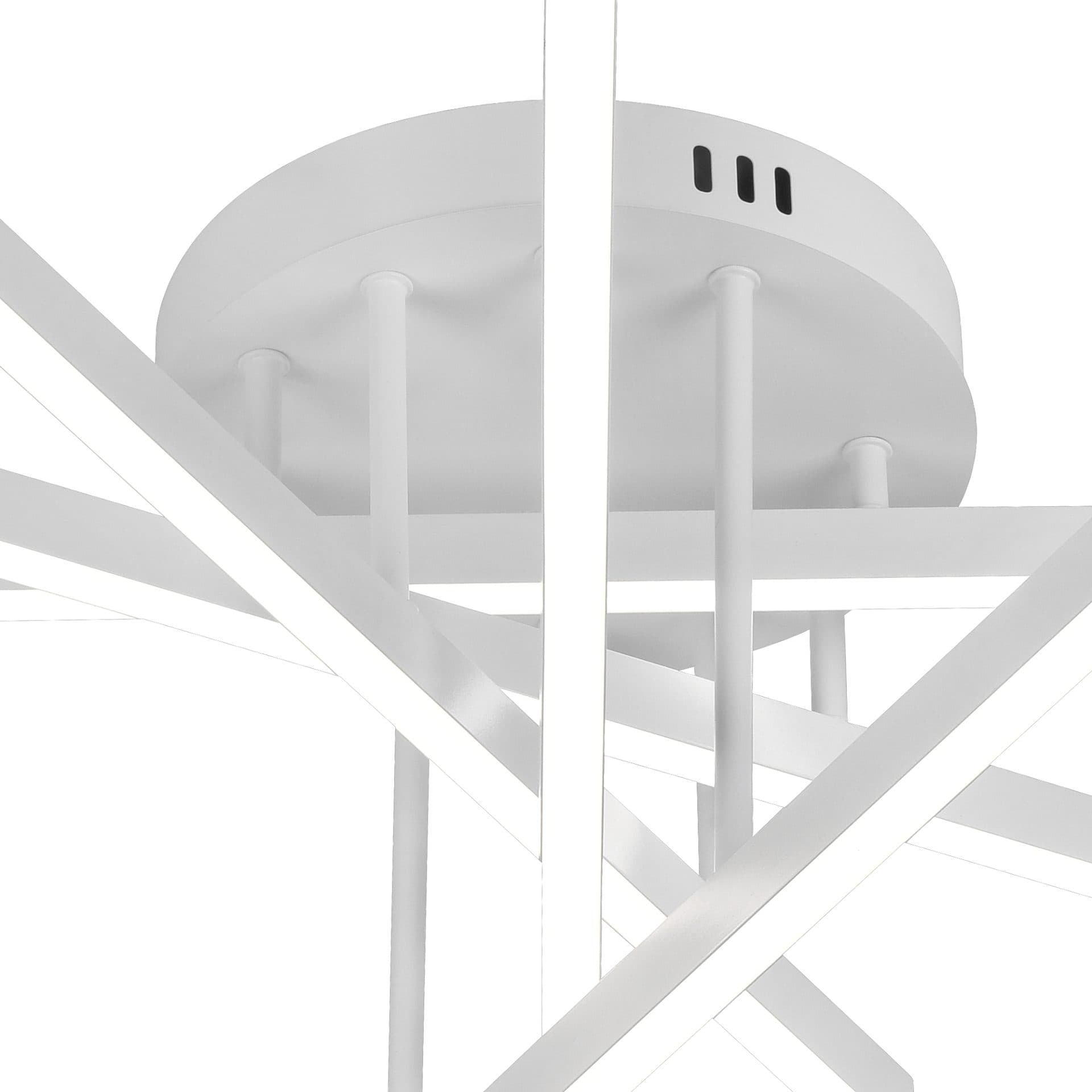 Lustra LED Flippy 68W 5 Elementele Telecomanda Alb — imagine 8