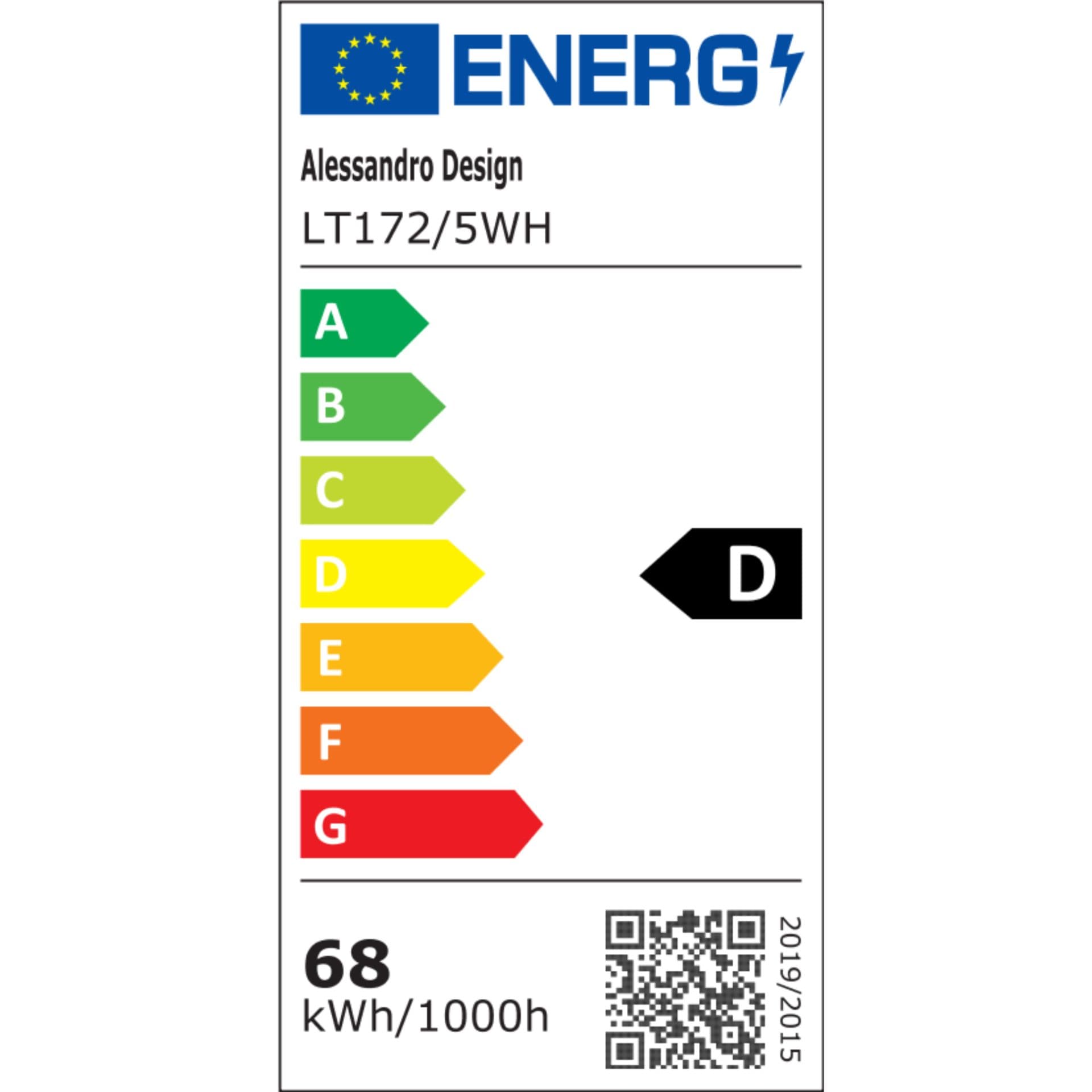 Lustra LED Flippy 68W 5 Elementele Telecomanda Alb — imagine 10