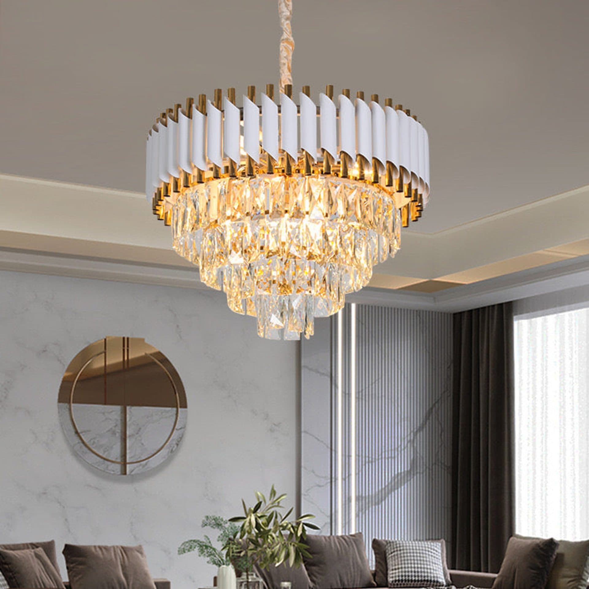 Candelabru Cristal VERSAILLES Magno 8x E14 — imagine 1