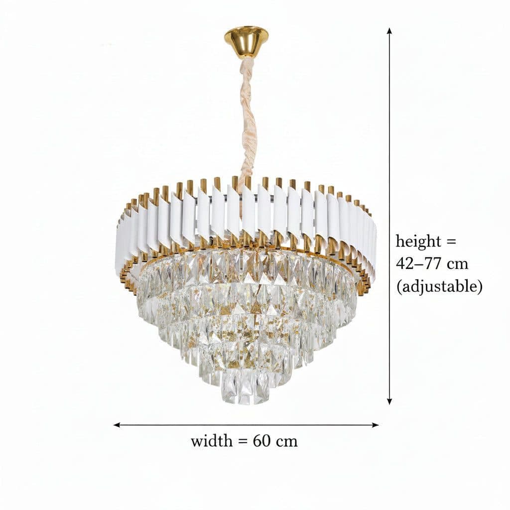 Candelabru Cristal VERSAILLES Magno 8x E14 — imagine 8