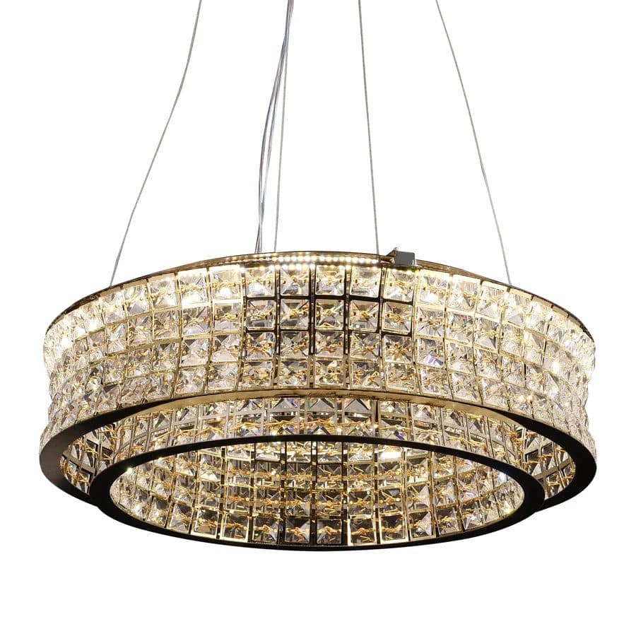 Lustra LED Flippy LLC160/500GD Cristal si Metal 54W Dimabila Inaltime Reglabila — imagine 5