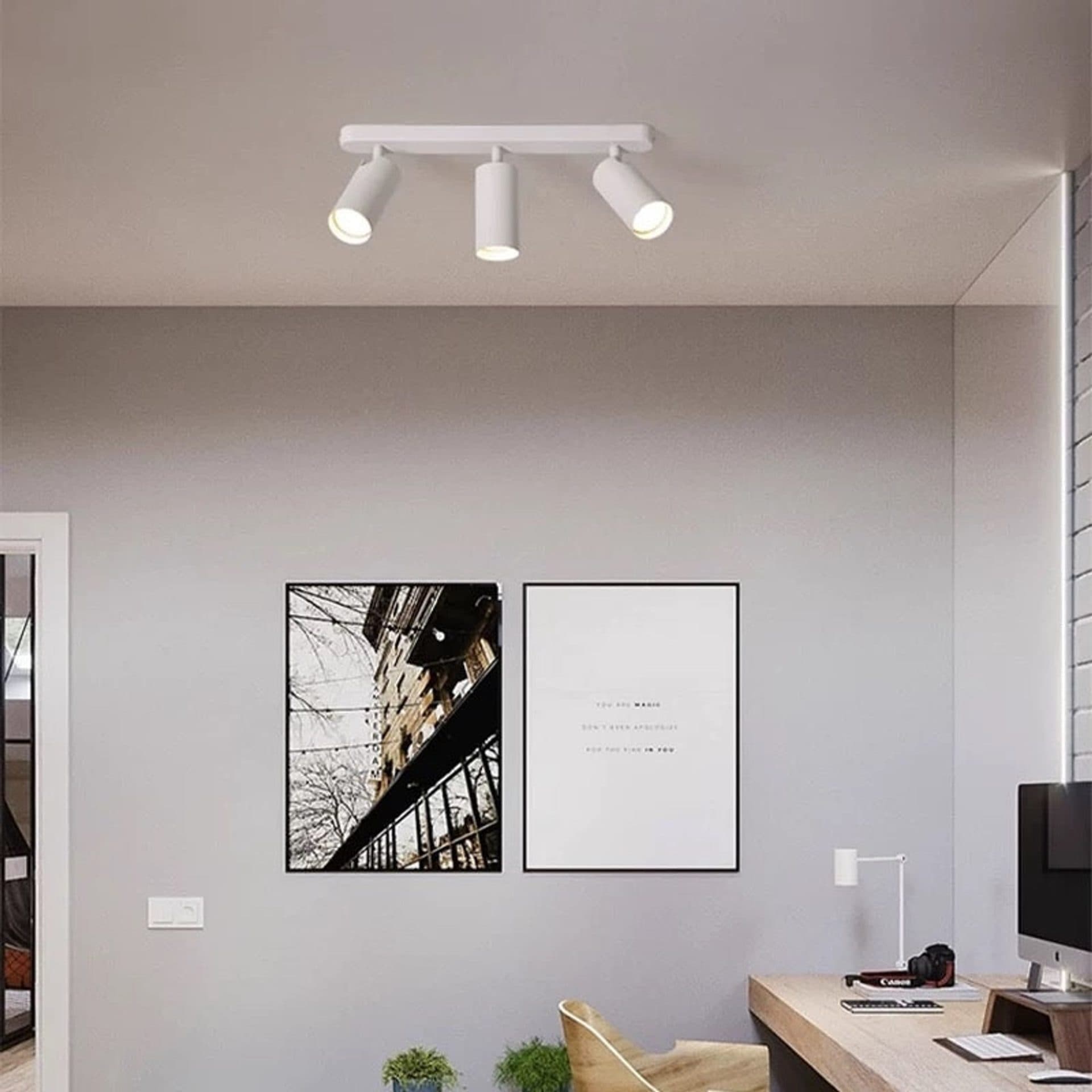 Lustra Proiector Liniar Flippy 3xGU10 — imagine 1