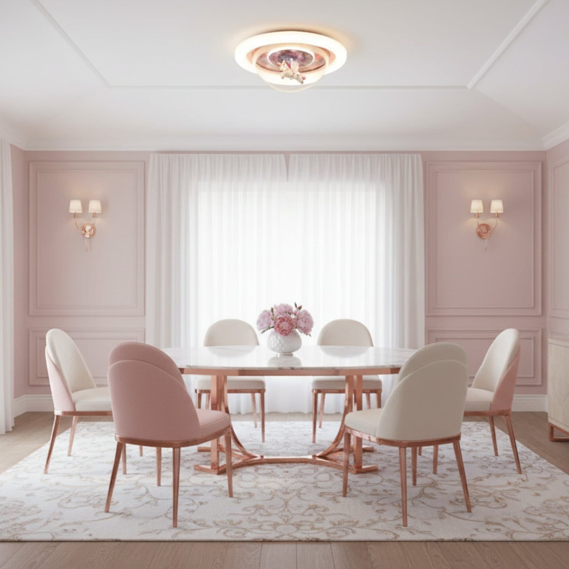 Lustra LED Flippy Unicorn 60W Roz — imagine 5