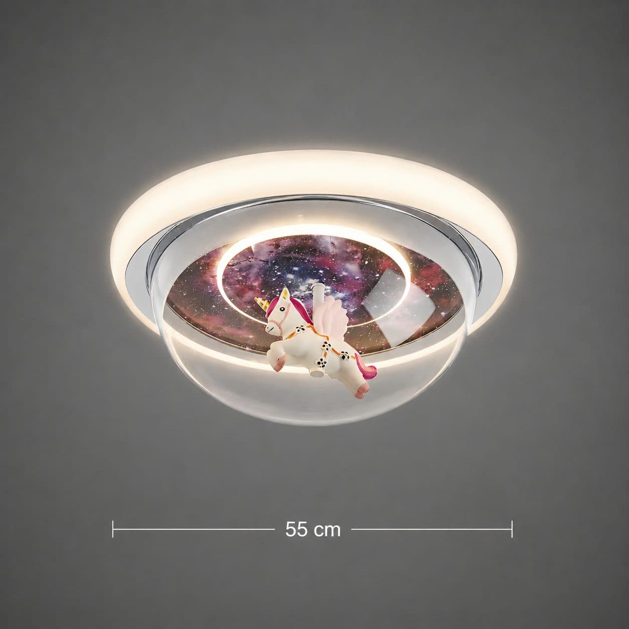 Lustra LED Flippy Unicorn 60W Roz — imagine 14