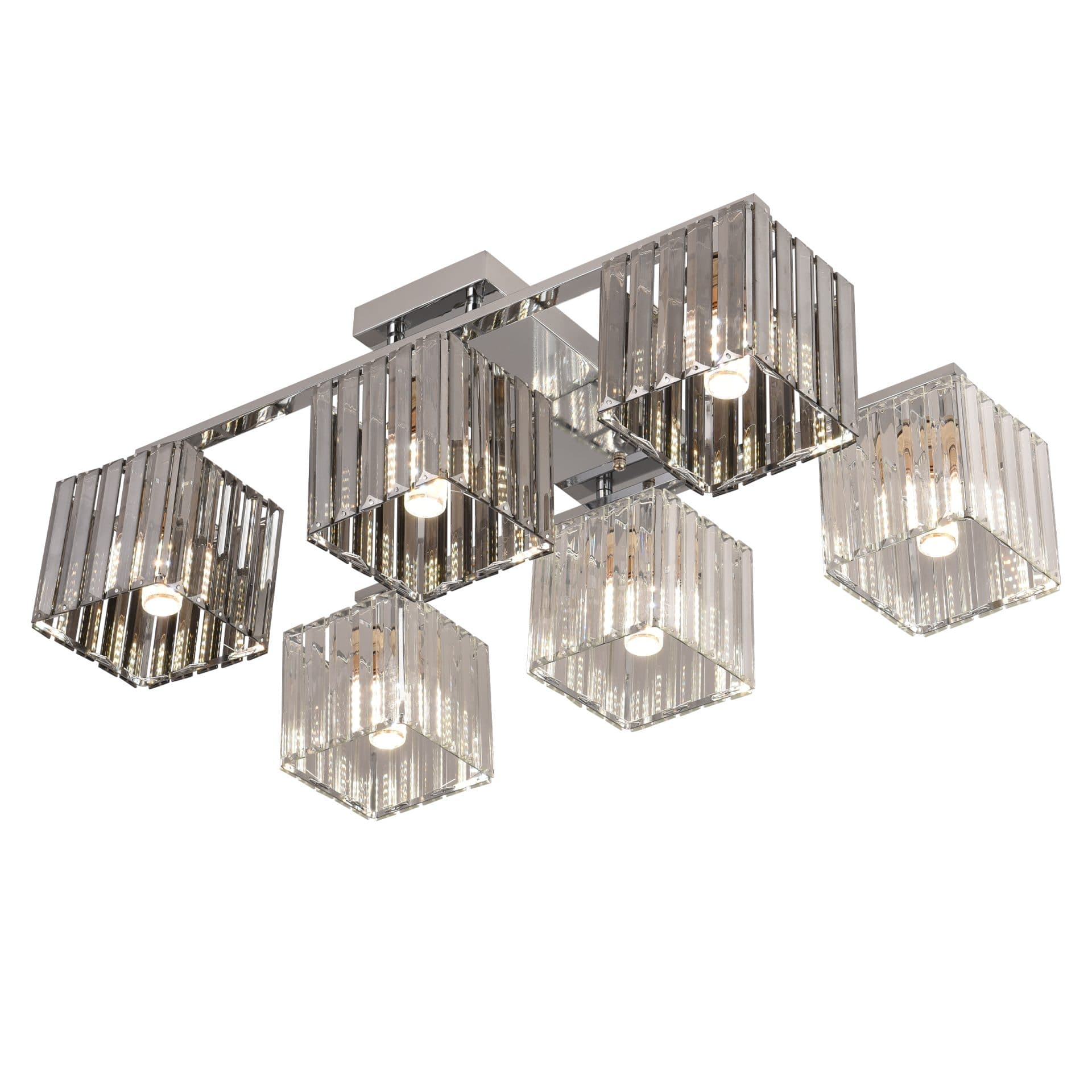 Lustra Flippy Georgiana LC115/6 6x E27 Crom Metal — imagine 9