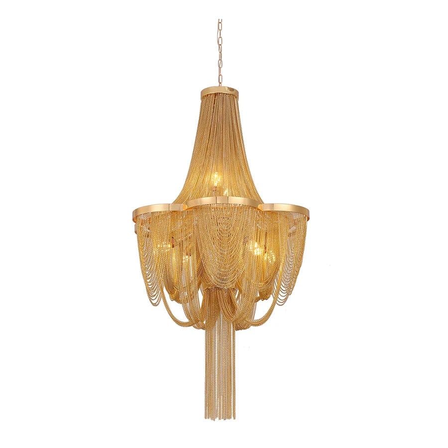 Candelabru Flippy 8x E14 Auriu Metal — imagine 2