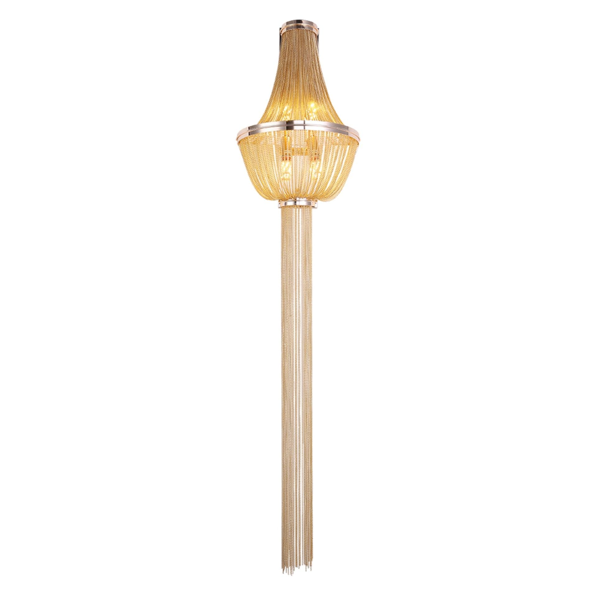 Candelabru 4x E14 Auriu Metal — imagine 2
