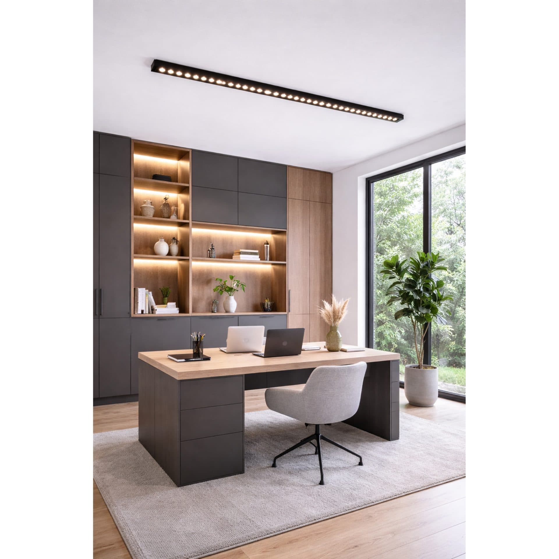 Proiector LED Liniar Aplicat Flippy 72W 4000K 2.4m — imagine 3