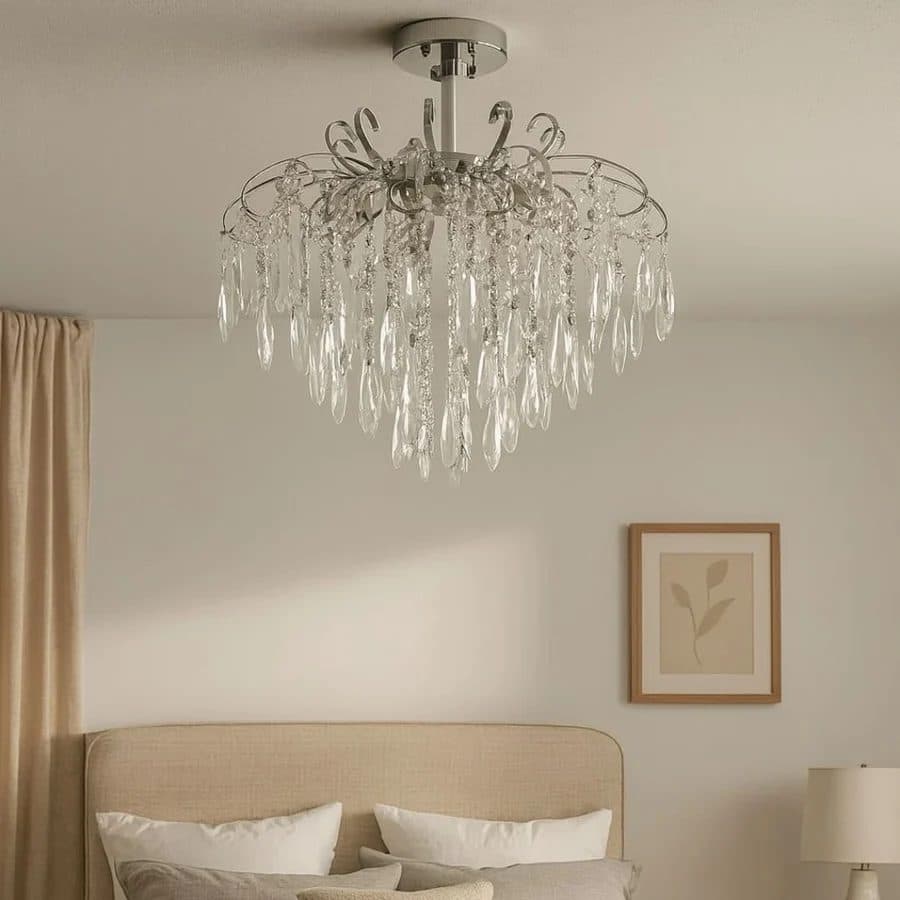 Candelabru Flippy Cristal EDINBURGH Eleganza, 5xE27, Crom Lucios — imagine 5
