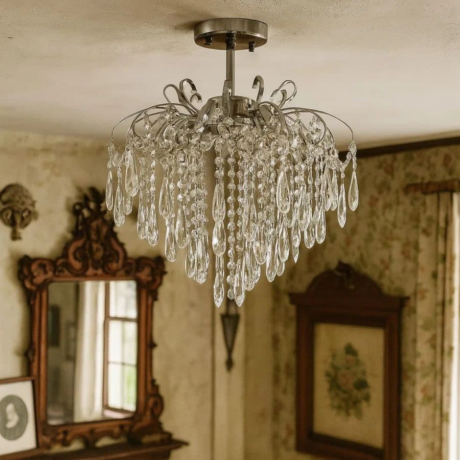 Candelabru Flippy Cristal EDINBURGH Eleganza, 5xE27, Crom Lucios — imagine 6