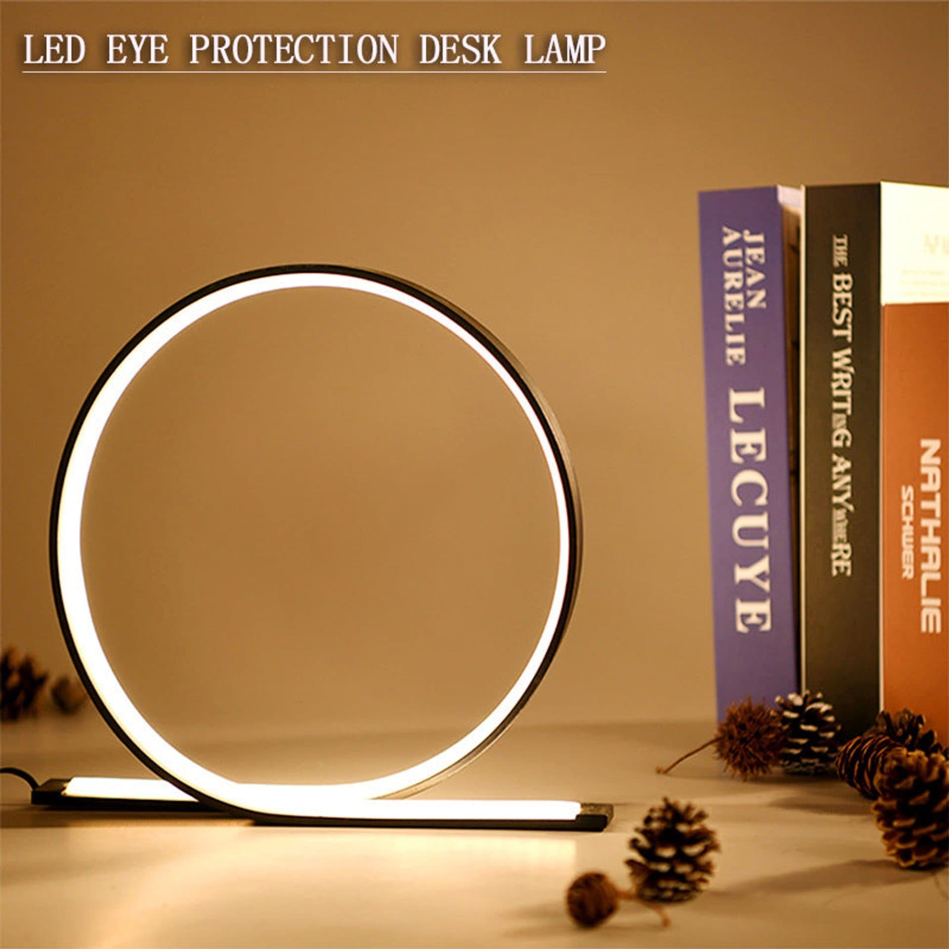 Veioza LED Flippy 21W, Lumina Rece/Calda/Neutra, Metal si Acril, Negru — imagine 1