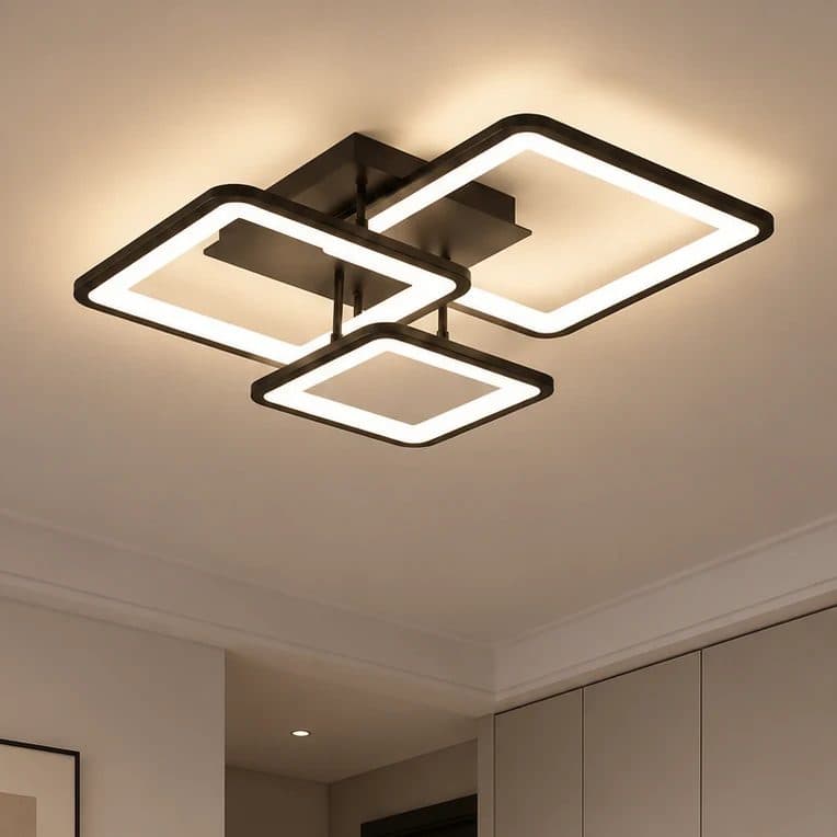 Lustra LED Flippy ZOE 60W 3 Patrate — imagine 2