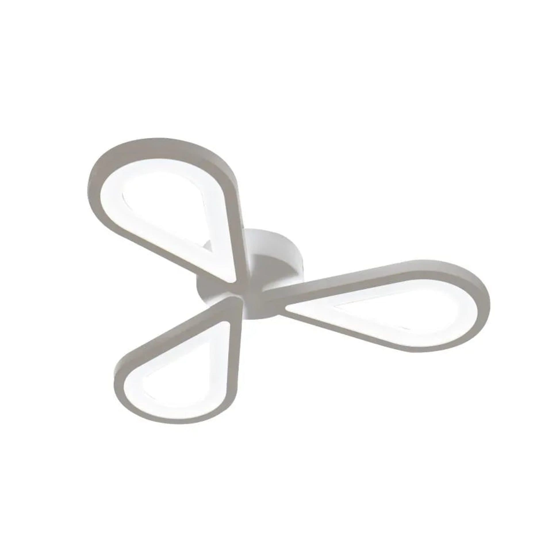Lustra LED Flippy 18W 3 Petale 4000K Alb — imagine 2