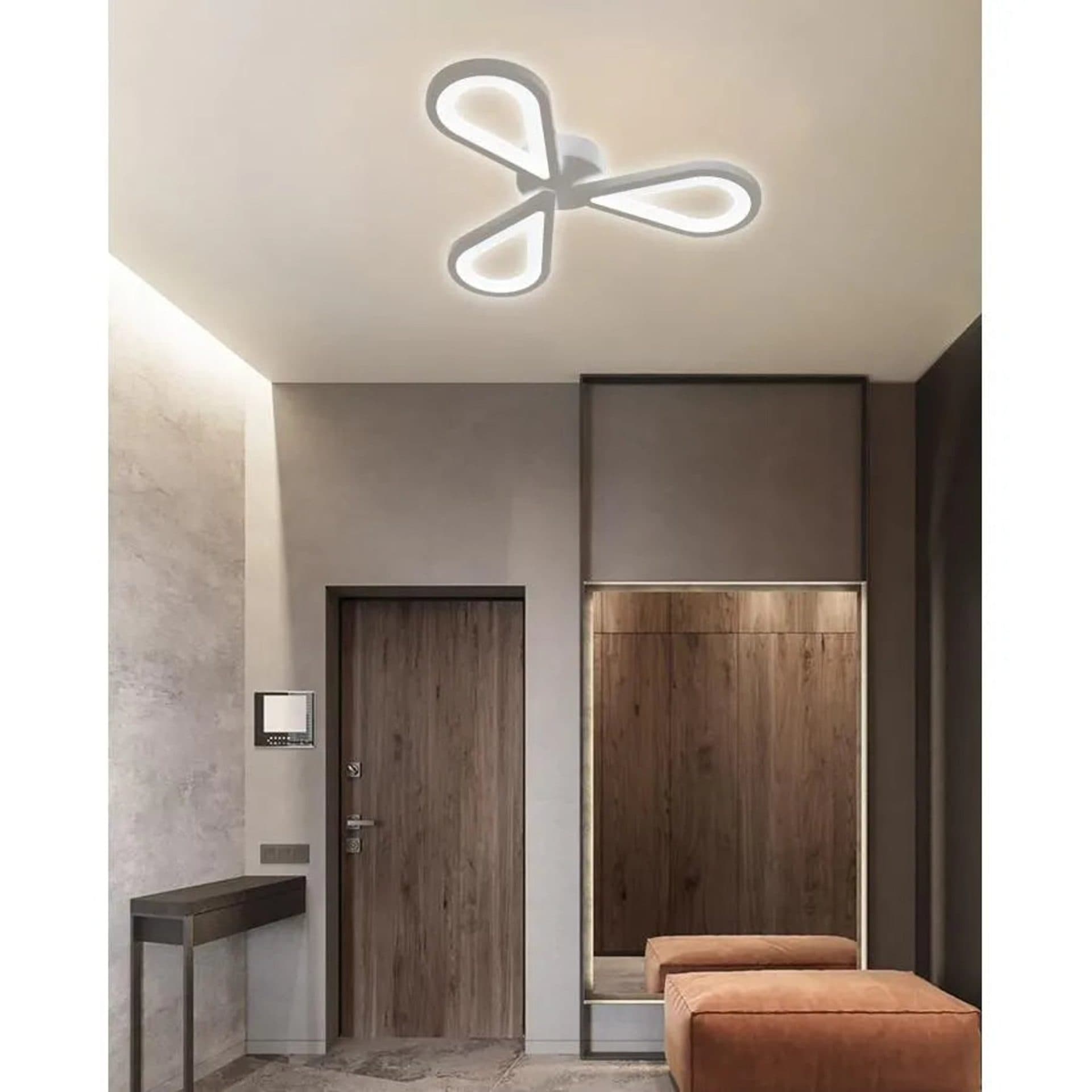 Lustra LED Flippy 18W 3 Petale 4000K Alb — imagine 3