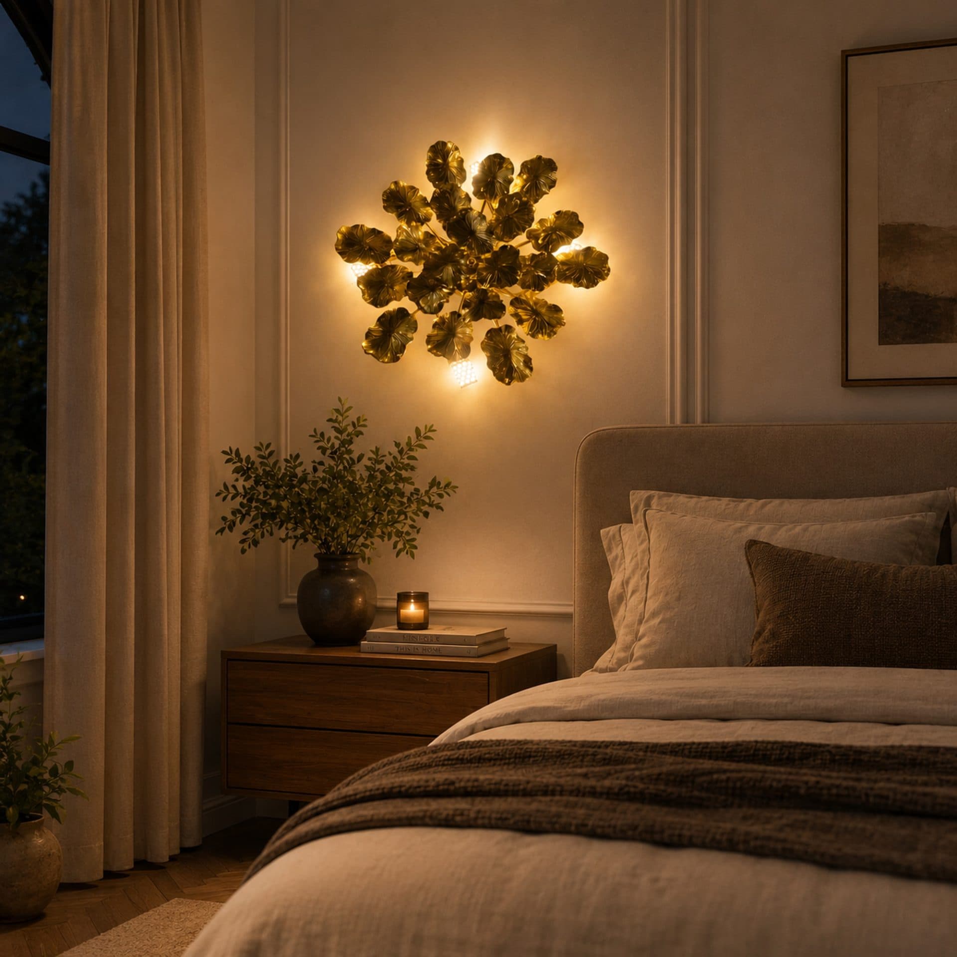 Aplica LED Flippy Margherita 40cm 3xG9 Auriu — imagine 4