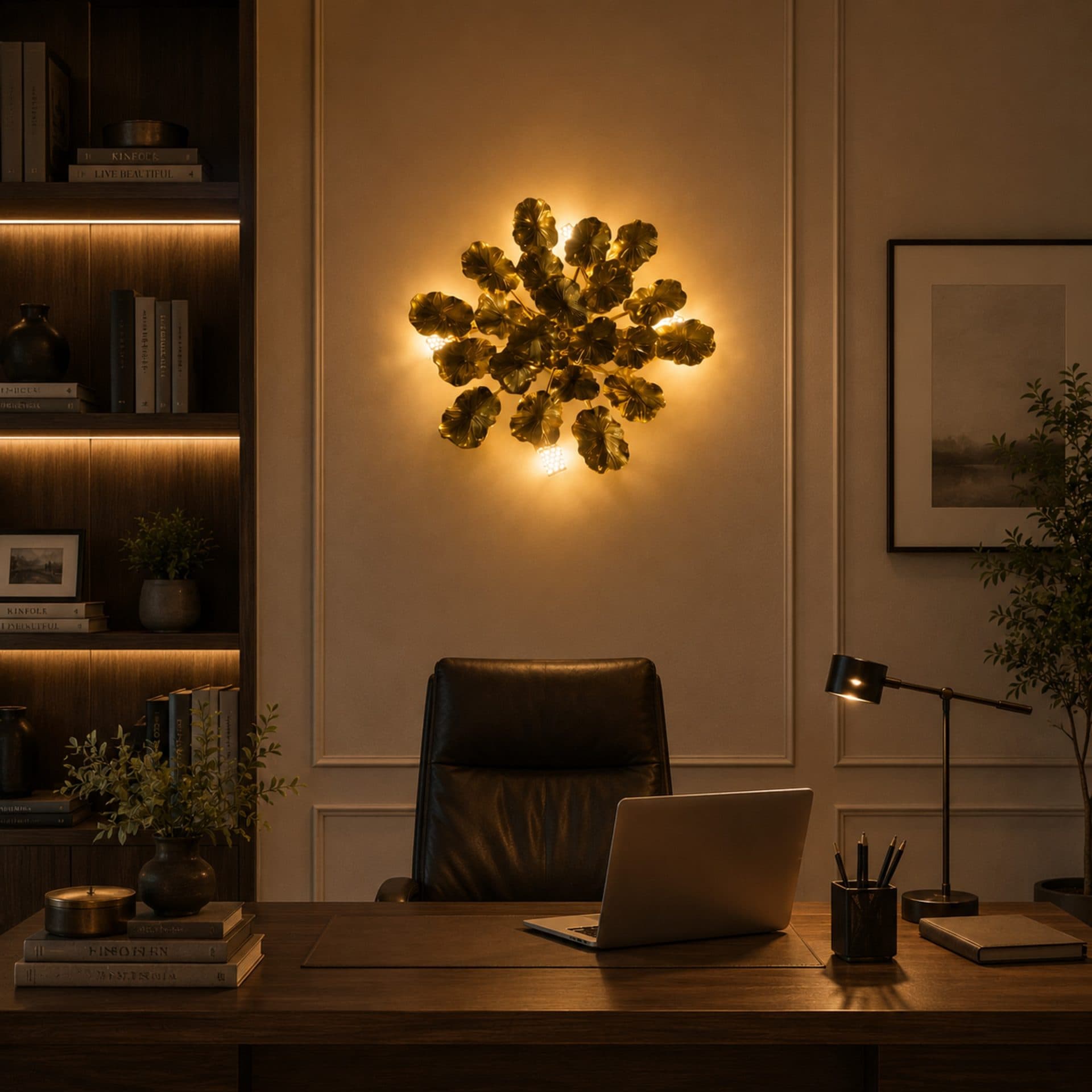 Aplica LED Flippy Margherita 40cm 3xG9 Auriu — imagine 5