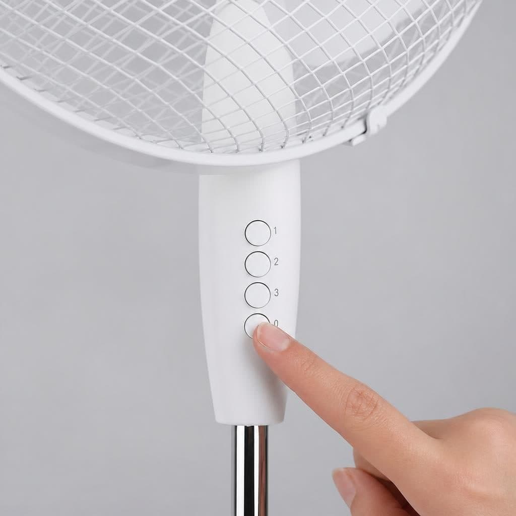 Ventilator Flippy Portabil cu picior telescopic ajustabil — imagine 2