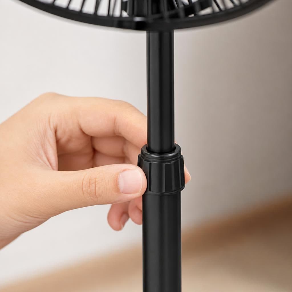 Ventilator Electric Flippy Compact Portabil Negru — imagine 2