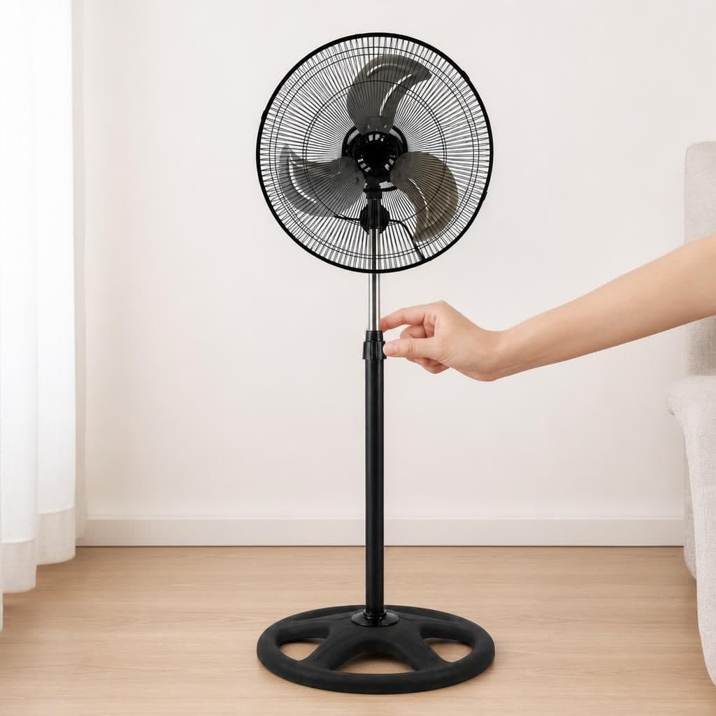 Ventilator Electric Flippy Compact Portabil Negru — imagine 3