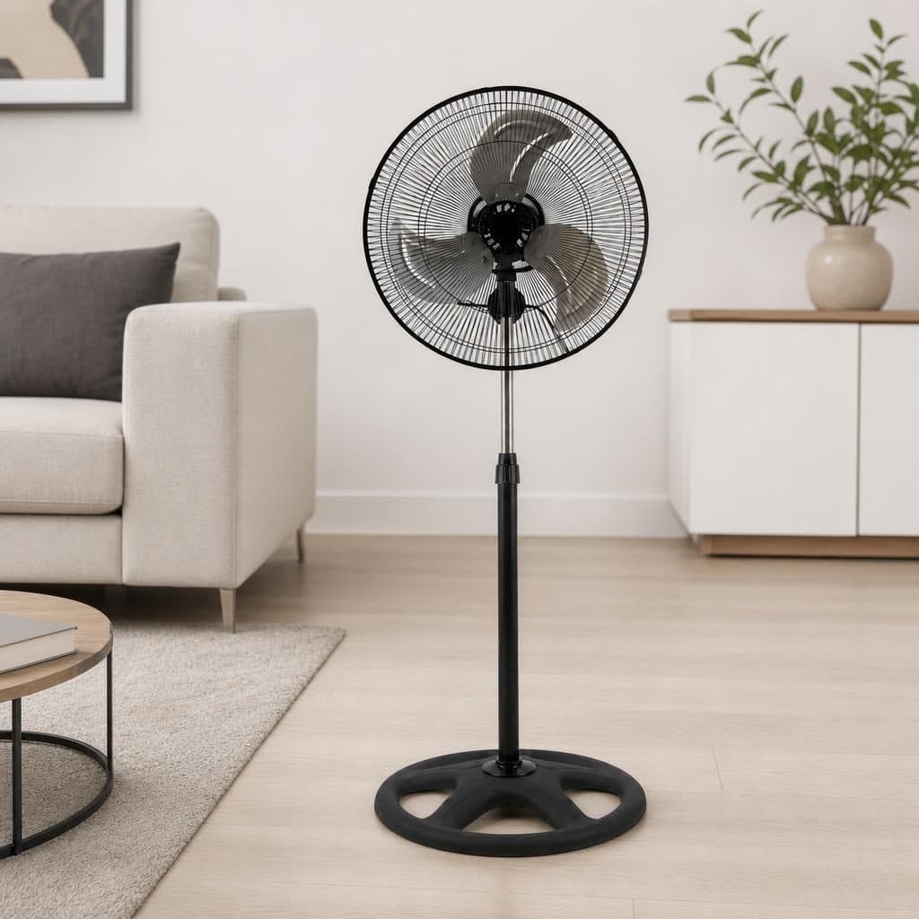 Ventilator Electric Flippy Compact Portabil Negru — imagine 4