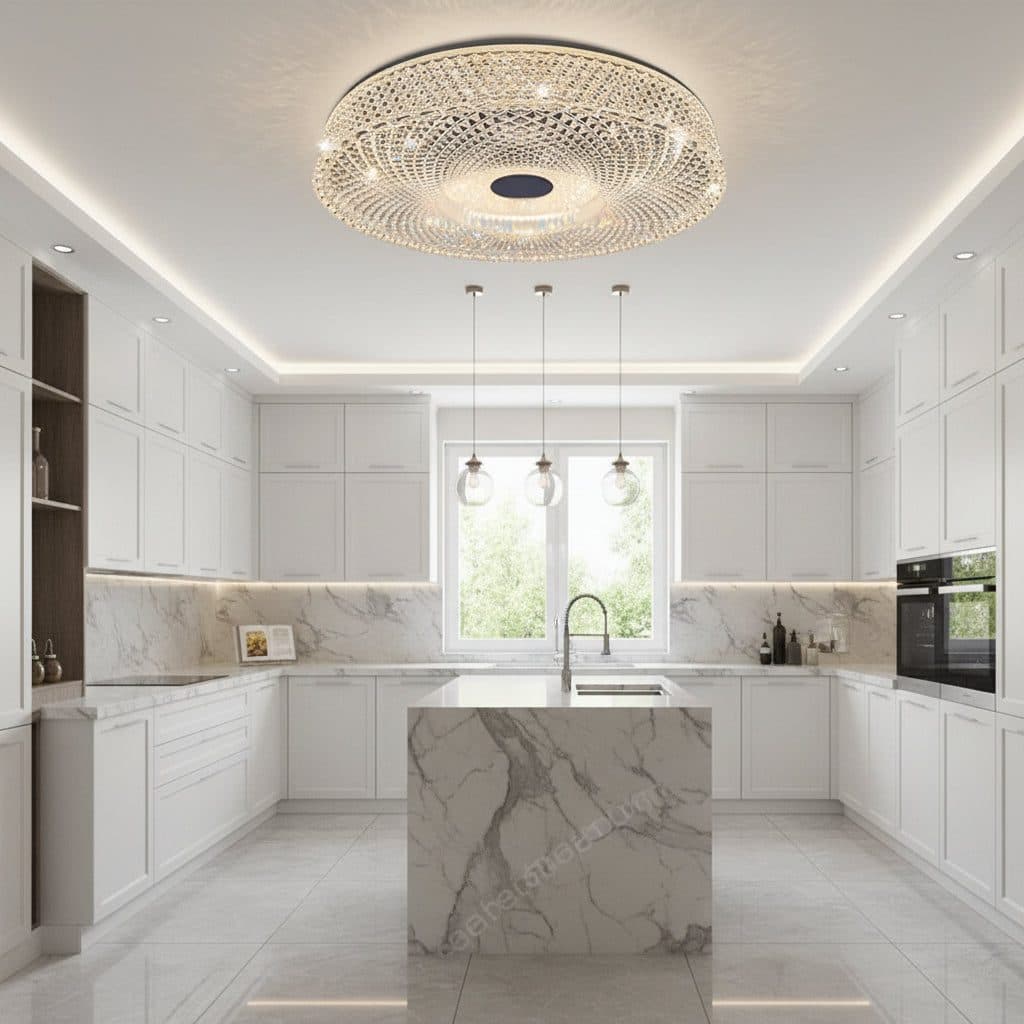 Lustra LED Flippy RADIAN Eleganza 38.9W Diametru 48.5 cm Lumina Calda/Neutra/Rece Alb — imagine 6