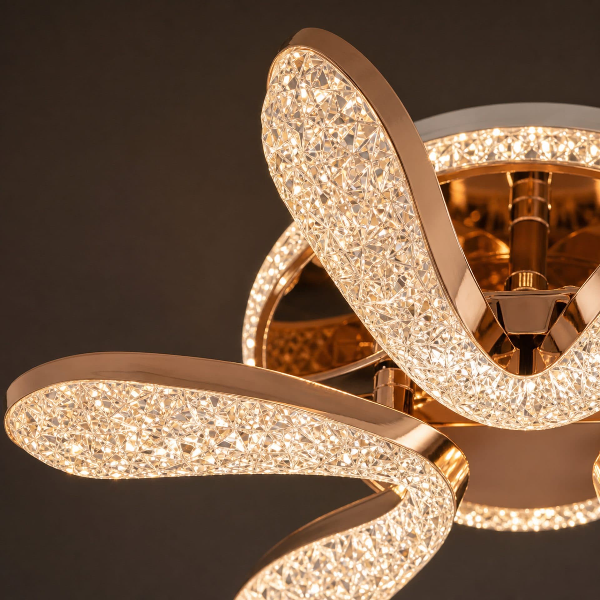 Lustra LED Flippy CHARM Eleganza Auriu 44W — imagine 6
