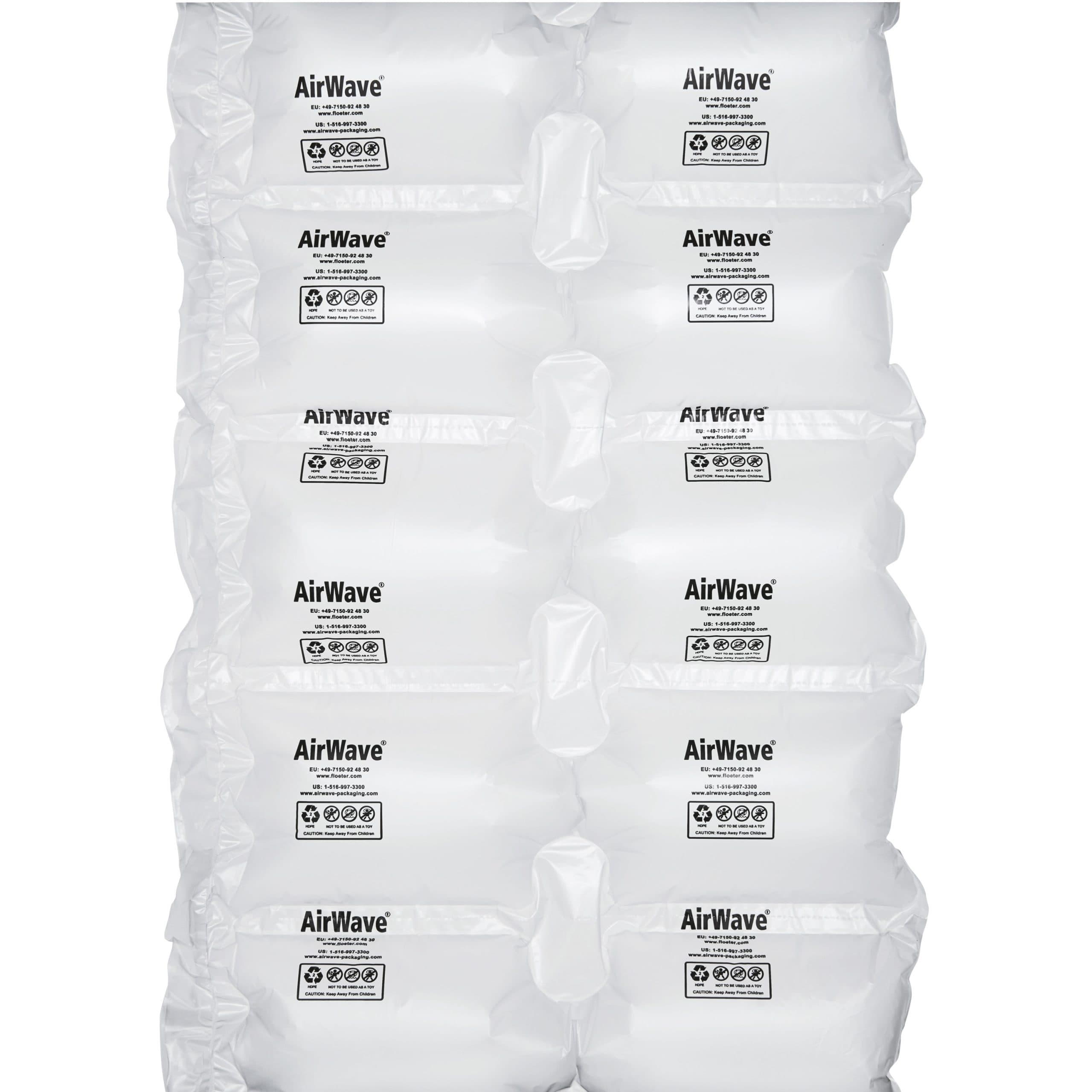 Rola folie pentru utilaje perne cu bule AirWave 450m 420x145mm — imagine 1