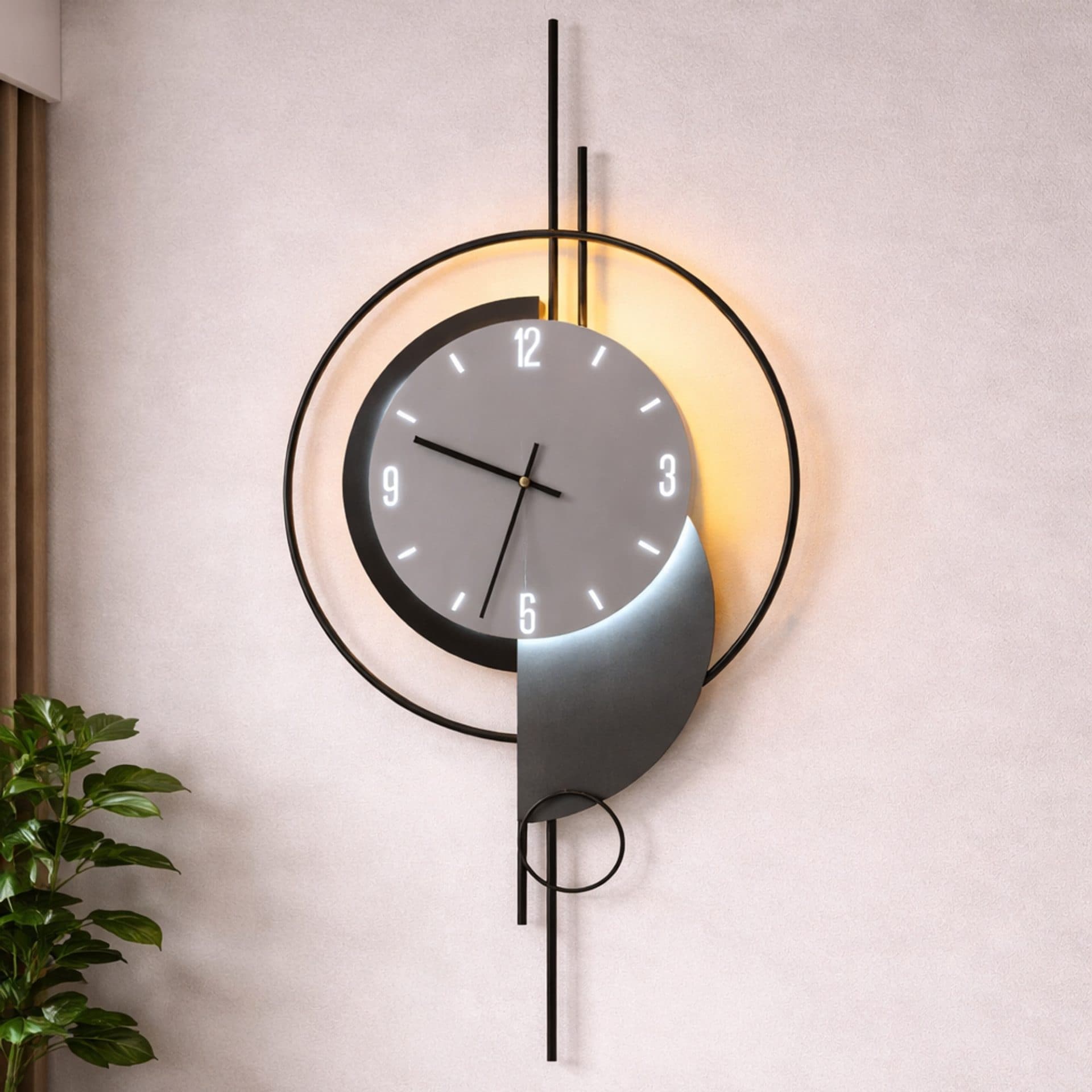Aplica LED Decorativa Flippy Negru Lumina Reglabila — imagine 3
