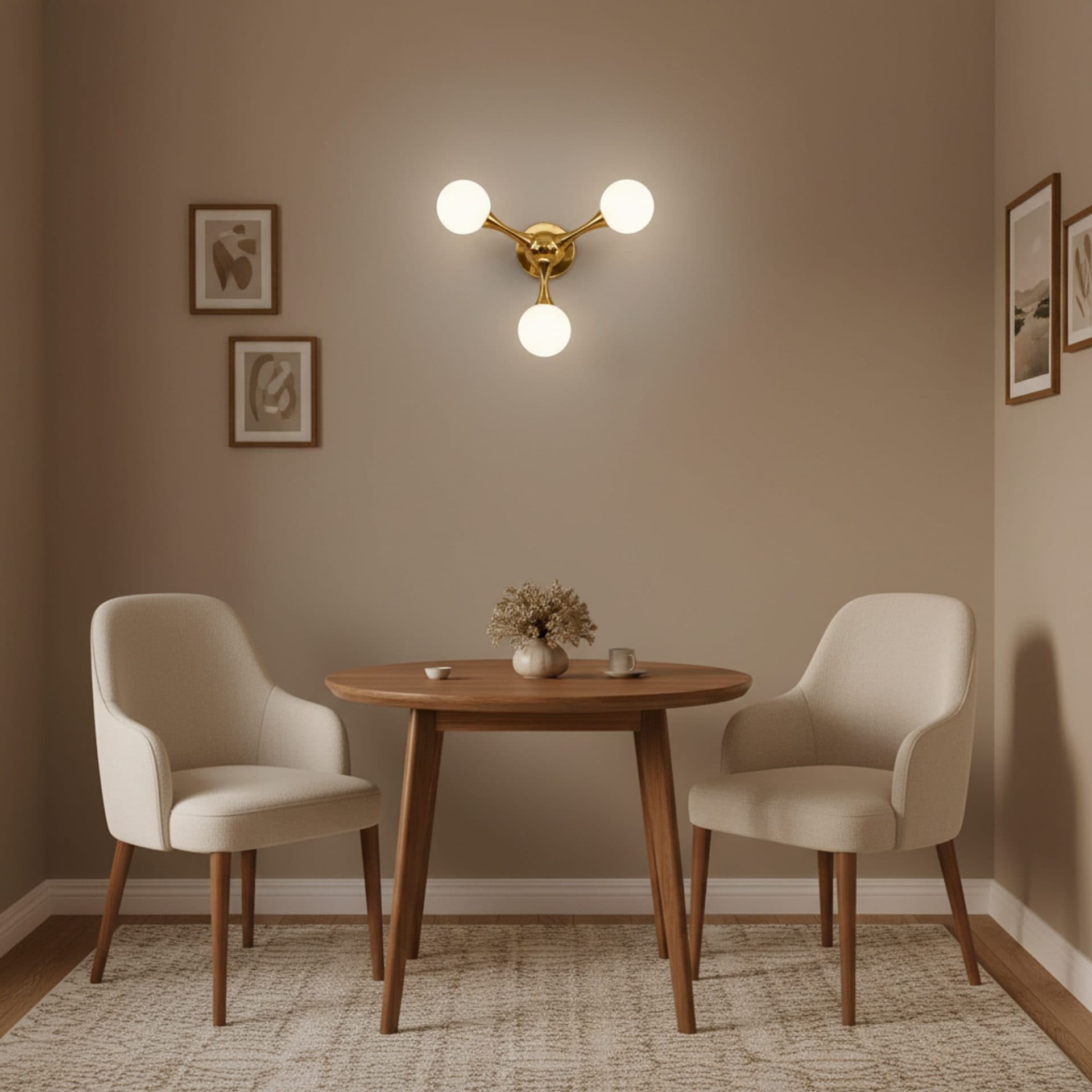 Aplica de perete Flippy LED Decorativa ELEKTRA 3xG9 Auriu — imagine 3