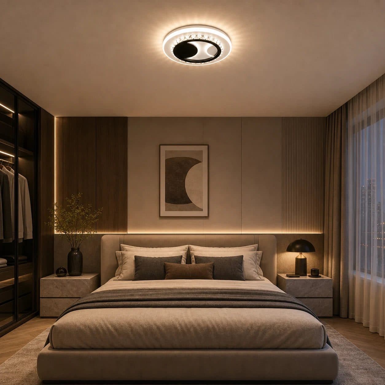 Lustra LED cu cristal Flippy ARIELLA 39W Rotunda — imagine 5