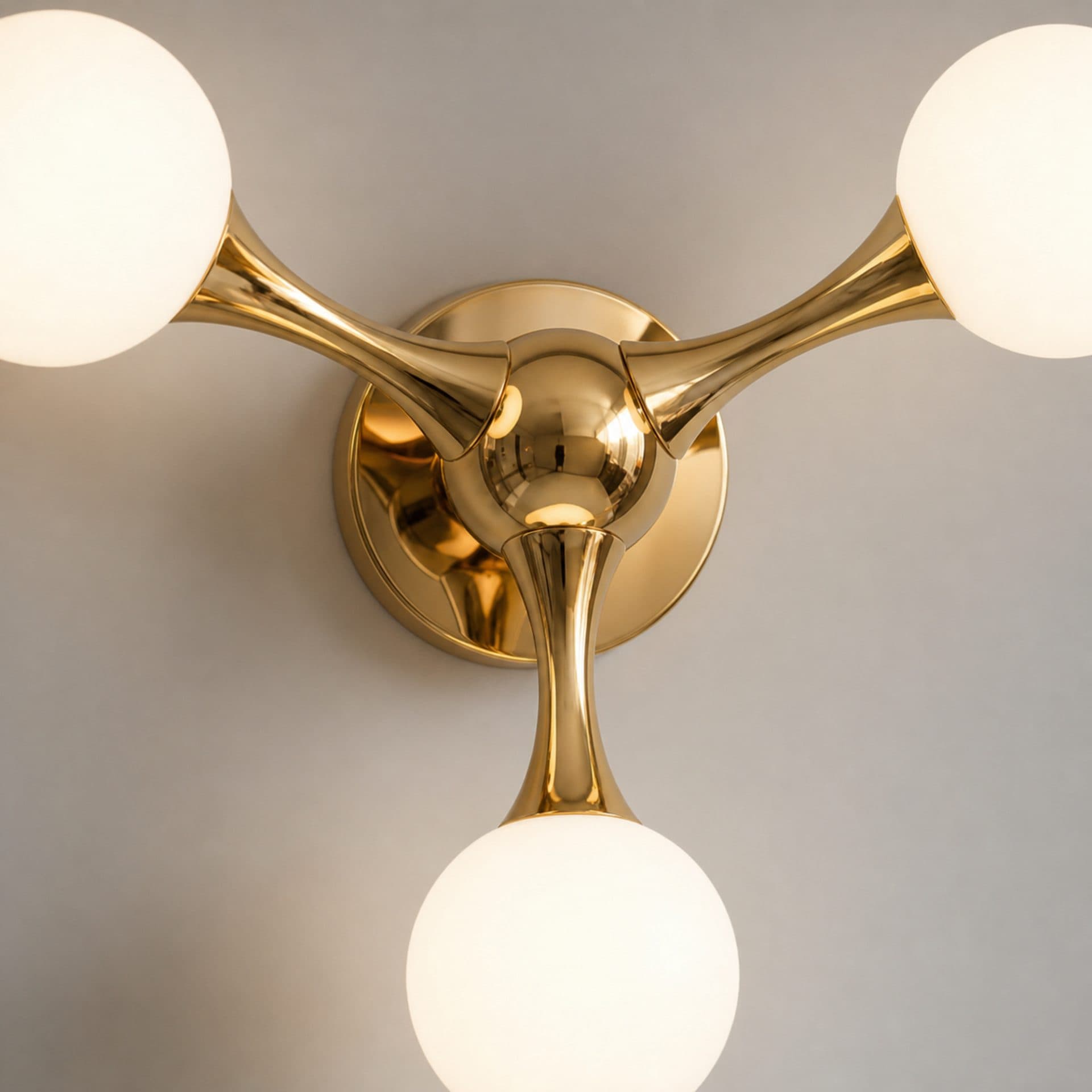 Aplica de perete Flippy LED Decorativa ELEKTRA 3xG9 Auriu — imagine 6