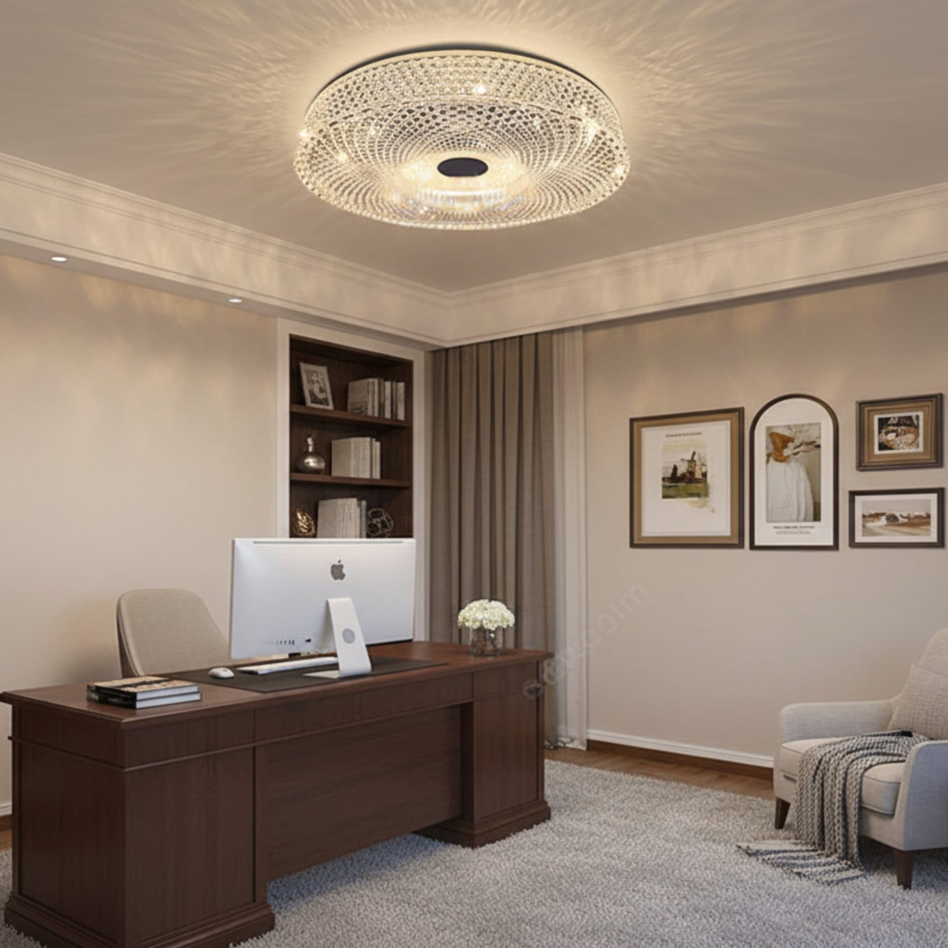 Lustra LED Flippy RADIAN Eleganza 38.9W Diametru 48.5 cm Lumina Calda/Neutra/Rece Alb — imagine 5