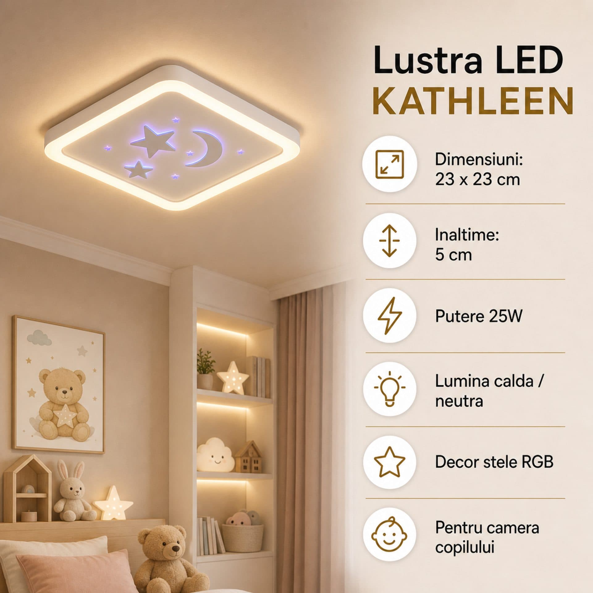 Lustra LED KATHLEEN RGB Flippy 25W — imagine 8