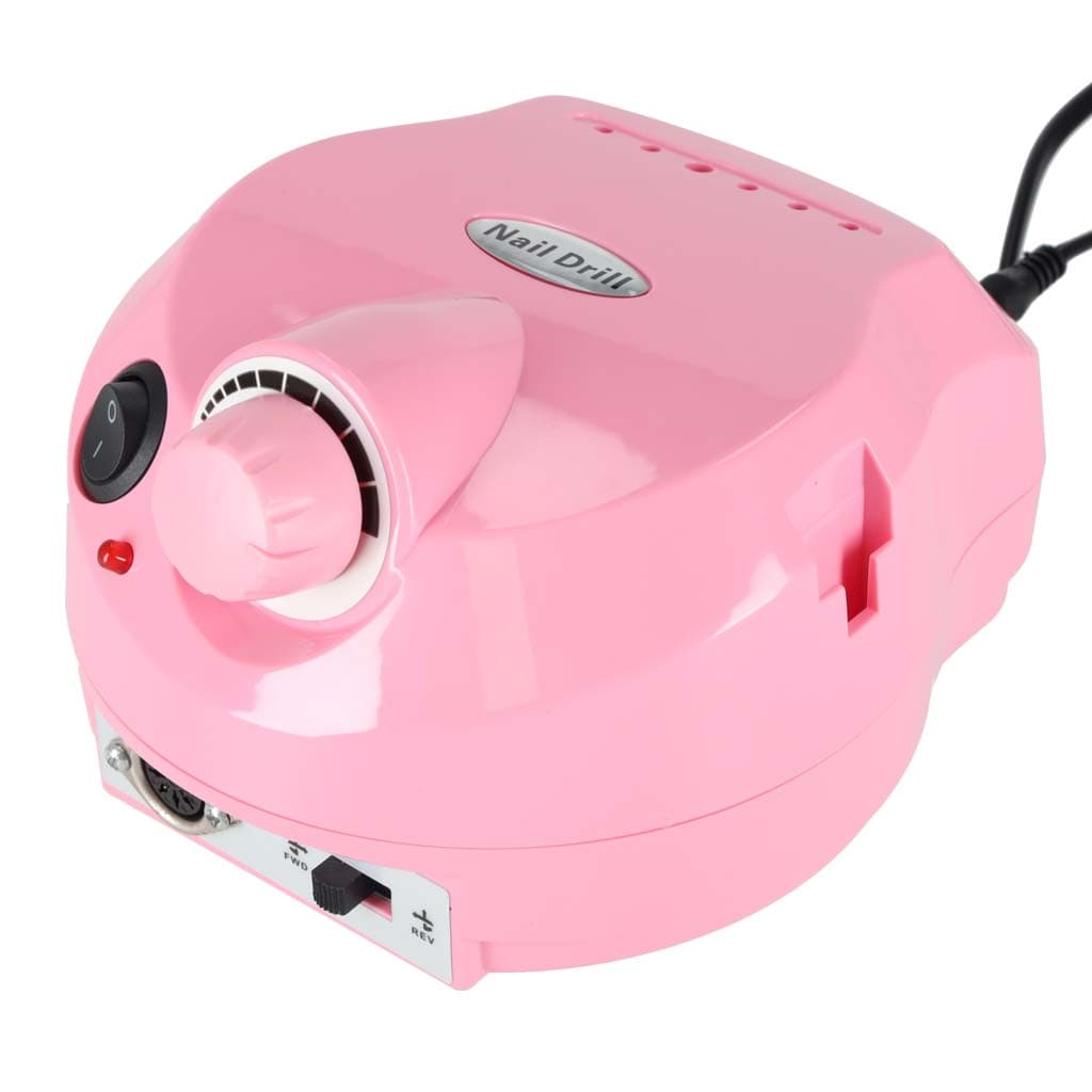 Masina electrica de slefuit unghiile, 65W, roz — imagine 3