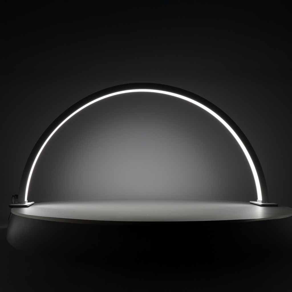 Lampa de birou LED pentru manichiura si cosmetica, alba — imagine 8