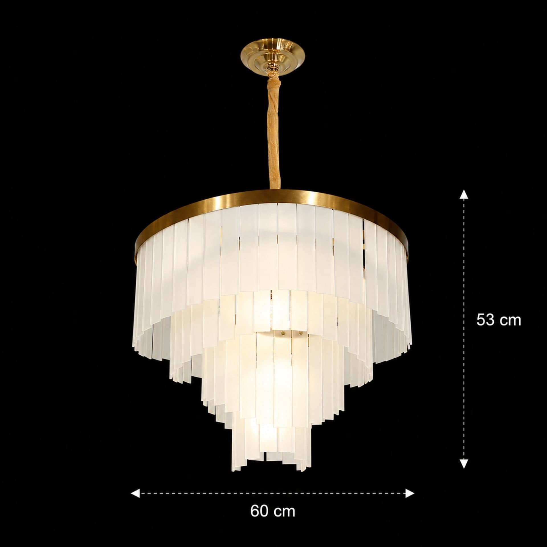 Candelabru Cristal MUNTEAN Magno 10xE14 D60 cm Flippy — imagine 4