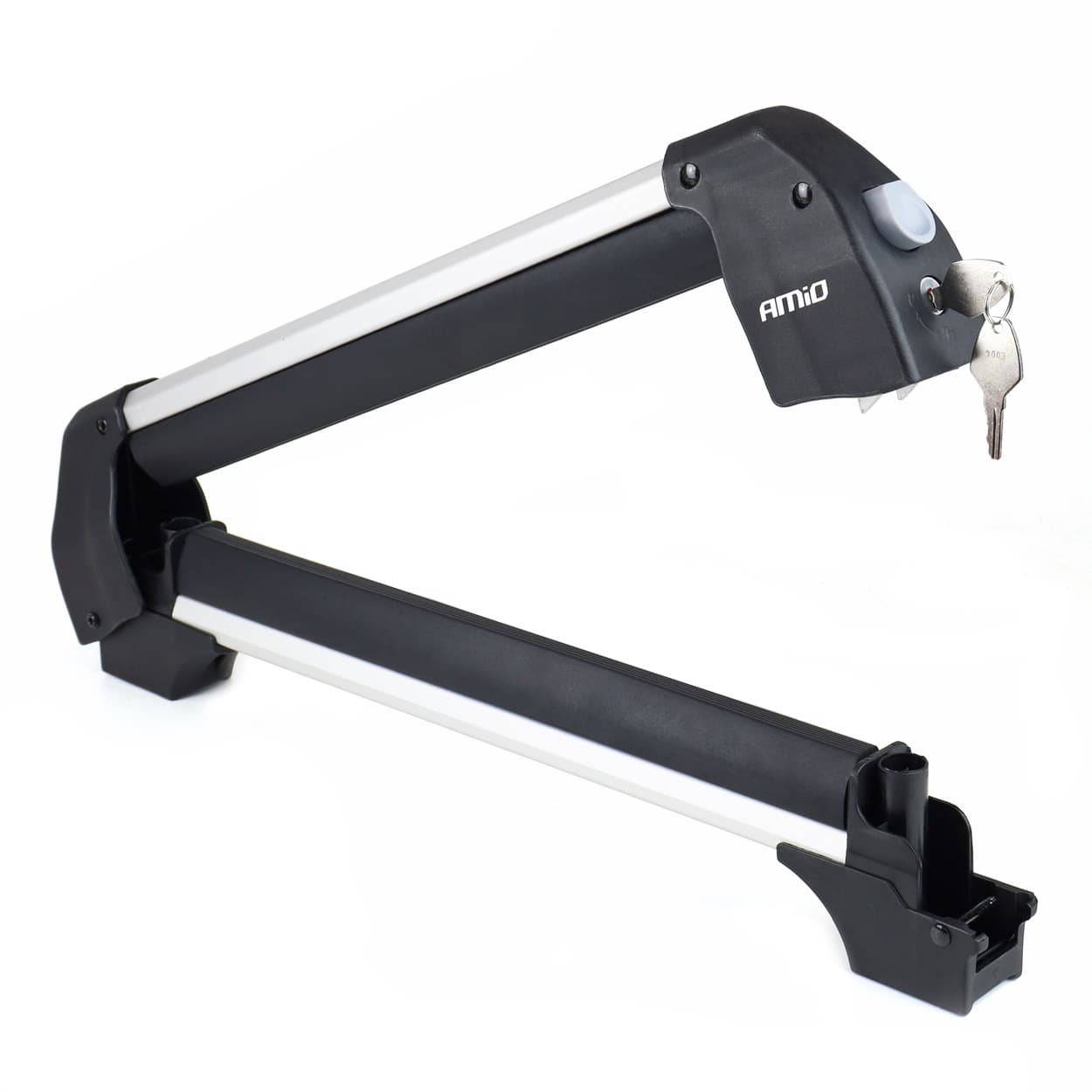 Suport Schi Snowboard AMIO cu prindere pe barele transversale, 570mm, model SSR-01S — imagine 3